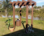 Pergola prefabricada biomadera 200×150 cm - Imagen 2